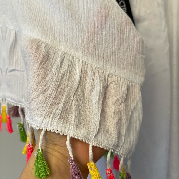 Unique Spectrum Women’s Short White Dress Casual Size 3X NWT - Picture 3 of 7